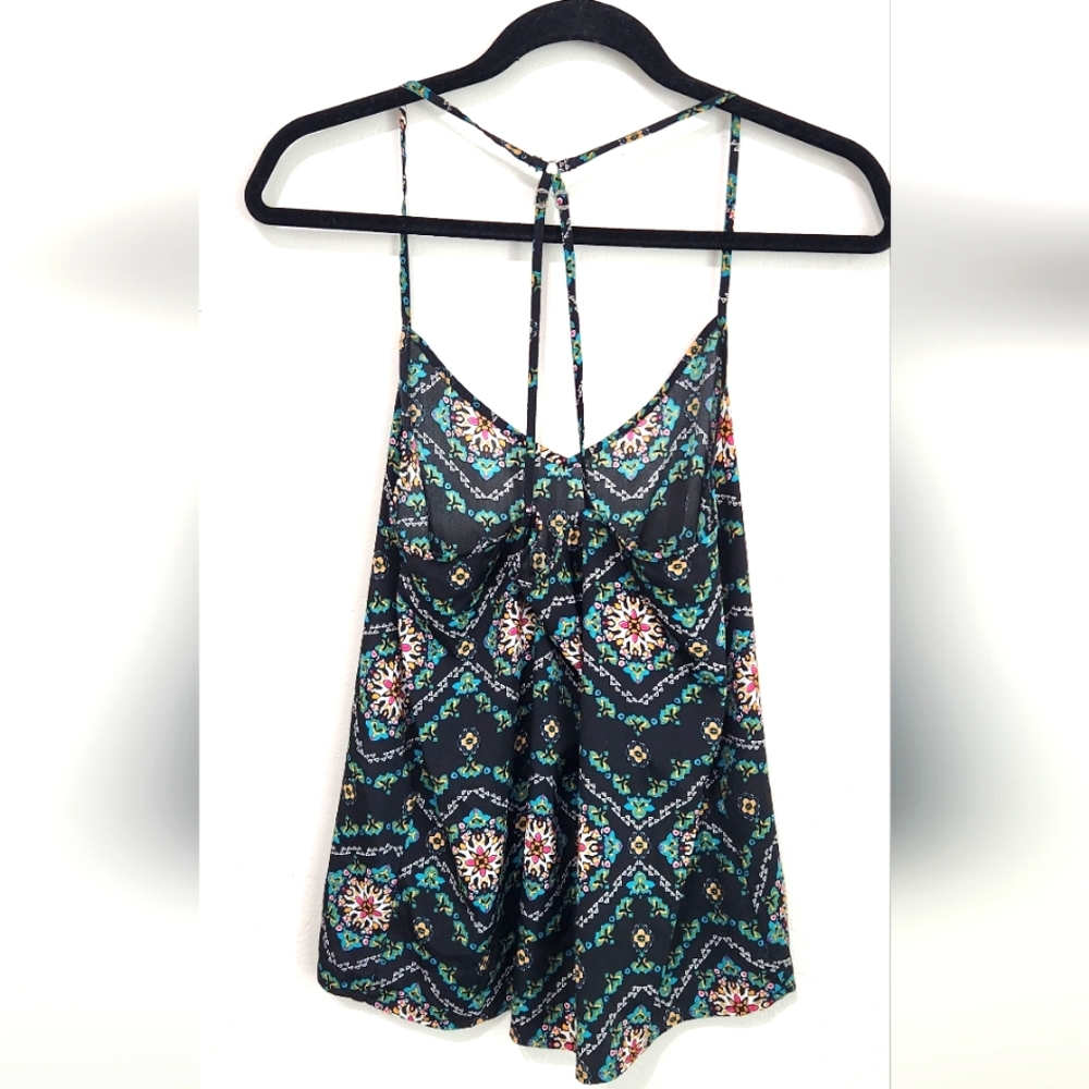 Hollister spaghetti strap tank. Multicolor.  Size M
